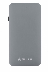 Išorinė baterija Tellur Power Bank QC 3.0 Fast Charge, 5000mAh, 3in1 gray Lādētāji-akumulatori (Power bank)