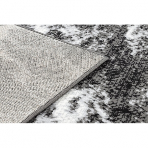 Juodos spalvos kilimas MARMUR | 80x150 cm