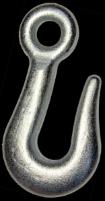 Kablys, cinkuotas, 10 cm Hooks (screw) and loops