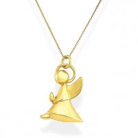 Kaklo papuošalas Amen Original gold plated necklace Angels A4G (chain, pendant) Kakla rotas