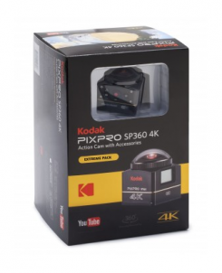 Kamera Kodak SP360 4k Extrem Kit Black