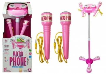 Karaokė rinkinys, rožinis Muzikālā rotaļlietas