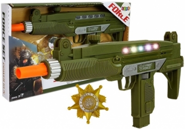 Karinis ginklas su ženkleliu Žaisliniai ginklai