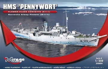 Karinis laivas HMS PENNYWORT Klijuojami modeliai vaikams