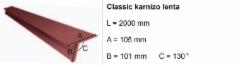 Karnizo lenta Classic Ruukki® 50 Plus Matt Metalinei komponents (nmin) segumi
