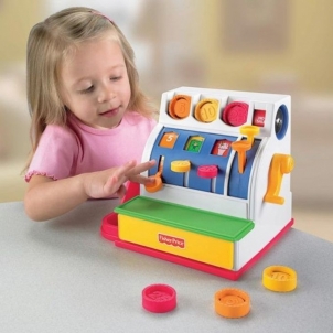 Vaikiškas kasos aparatas Fisher-Price 72044 Cash Register Profesijų žaislai