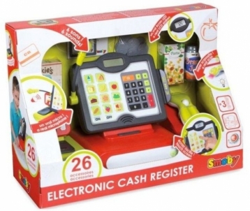 Kasos aparatas žaislinis 7600350102 SMOBY Electronic Cash Register (iš ekspozicijos) Profesijų žaislai