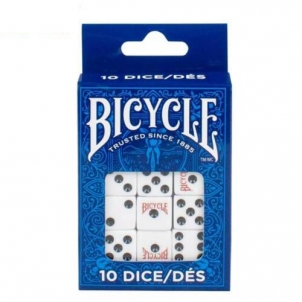 Kauliukų rinkinys Bicycle Dice set 10 Žaidimų kauliukai, runos, švytuoklės