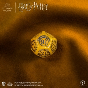 Kauliukų rinkinys Harry Potter. Hufflepuff Modern Dice (geltonos sp.)