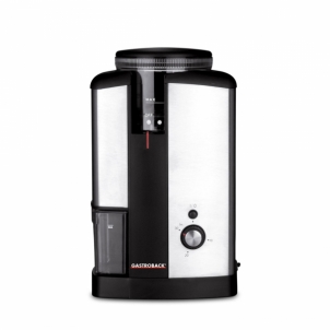 Kavamalė Gastroback 42602 Coffee grinder, Adjustable coffee ammount, Suitable for grinding spices, Removeable coffee bean container, Black/Stainless steel Kafijas dzirnaviņas
