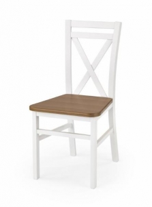 Medinė valgomojo kėdė Dariusz 2 balta / alksnis