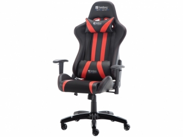 Žaidimų kėdė Sandberg 640-81 Commander Gaming Chair (juoda / raudona) Kėdės vaikams
