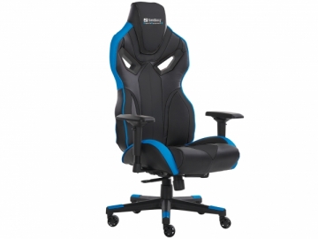 Žaidimų kėdė Sandberg 640-82 Voodoo Gaming Chair (juoda / mėlyna) 