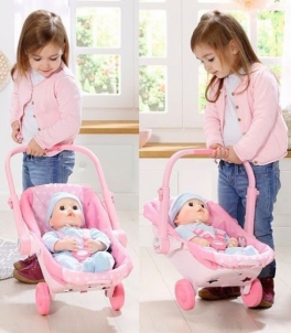 Kėdutė - gultukas lėlei Baby Annabell Zapf Creation 700709 - 43 cm Žaislai mergaitėms