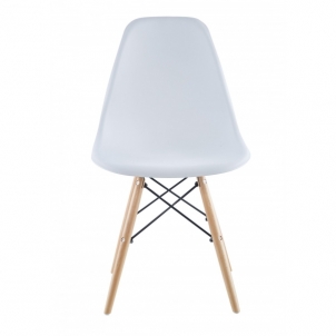 Valgomojo kėdės Matera (2 vnt. komplektas, baltos spalvos)