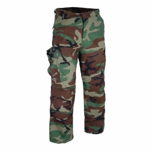 Kelnės kariškos BDU Moro Woodland RipStop Тактические брюки, костюмы