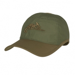 Kepurė Baseball Logo Cap Helikon Rip-Stop olive /adaptive green Galvassegas