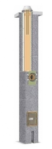 Keraminis kaminas SCHIEDEL Absolut 11m/180mm su ventiliacijos kanalu 