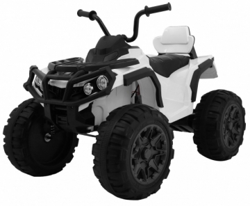 Keturratis Quad ATV 2, baltas Cars for kids