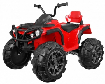 Keturratis Quad ATV 2, raudonas Bērnu elektromobīļi