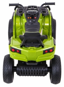 Keturratis Quad ATV su pripučiamos padangomis, žalias