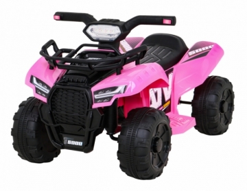 Keturratis Quad Storm, rožinis Elektriniai automobiliai vaikams