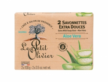 Kietasis soap Le Petit Olivier Aloe Vera Extra Mild 200g Soap
