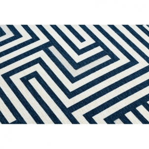Kilimas su mėlynais motyvais SPRING Labirintas | 160x230 cm