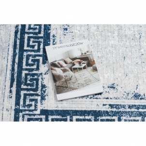 Kilimas su mėlynos spalvos akcentais ANDRE Vintage | 160x220 cm 