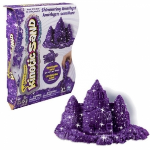 Kinetinis smėlis 6026420-A Kinetic Sand su blizgesiu 454 g Amethyst purple