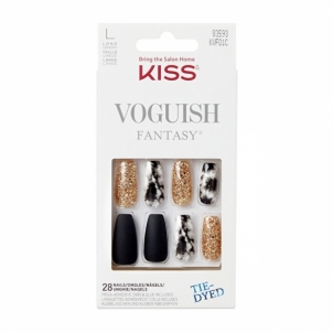 Klijuojami nagai KISS Adhesive nails Voguish Fantasy Nails New York 28 pcs Dekoratīvā kosmētika nagiem
