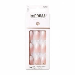 Klijuojami nagai KISS Self-adhesive nails imPRESS Medium Awestruck 30 pcs