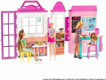Komplektas HBB91 Barbie Cook ‘n Grill Restaurant Doll & Playset with 30+ Pieces