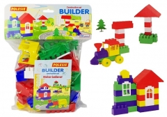 Konstrukciniai blokeliai, 44 dalys Linings and construction toys