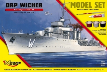 Konstruktorius - laivas ORP WICHER – wz.35 Līmējamie konstruktori