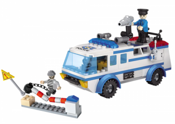 Konstruktorius - Policijos automobilių rinkinys, 368 elementai