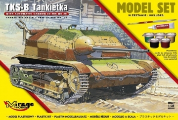 Konstruktorius - tankas TKS-B Nūju modeļus bērniem