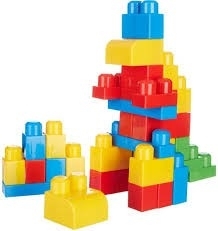 08174 New Mega BLOKS Building Toy Bloks Children’s 40-Piece didelių detalių konstruktorius