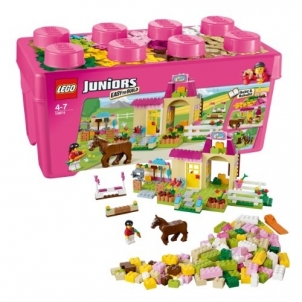 Konstruktorius LEGO Juniors Ponių ferma 10674, vaikams nuo 4 iki 7 metų 