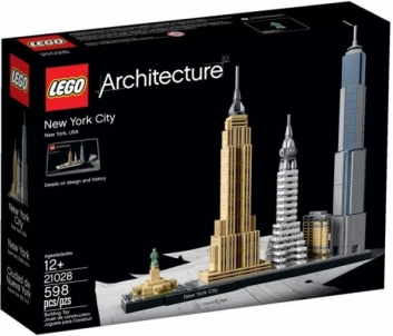 Konstruktorius LEGO Architecture New York (Niujorkas) 21028 