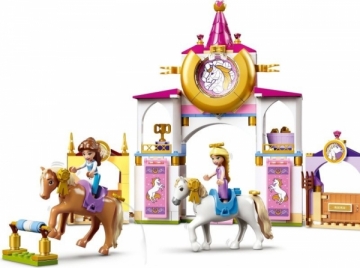 Konstruktorius LEGO Disney Gražuolės ir Auksaplaukės karališkosios arklidės 43195