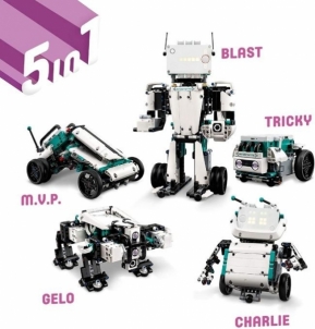 Konstruktorius 51515 LEGO MINDSTORMS Robot Inventor Robotics Kit, 5in1 App Controlled Programmable Interactive
