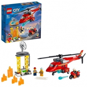 Konstruktorius LEGO City Ugniagesių sraigtasparnis 60281 