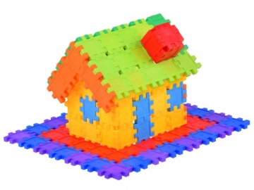 Konstruktorius Building blocks colorful creative waffles 100 pcs. ZA3184