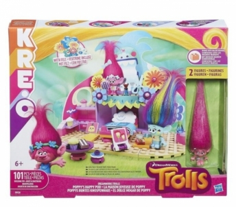 Konstruktorius KRE-O Trolls - Poppys Happy Pod, B9526 Linings and construction toys