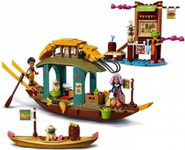 Konstruktorius LEGO 43185 Disney Princess Boun’s Boat Toy with 2 Minidolls from Disney’s Raya