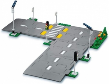 Konstruktorius LEGO 60304 City Road Plates Building Set with Traffic Lights