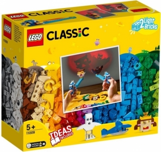 Konstruktorius LEGO Classic Kaladėlės ir šviesos 11009 LEGO ir kiti konstruktoriai vaikams