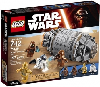 Konstruktorius LEGO Star Wars 75136 Droid Escape Pod 