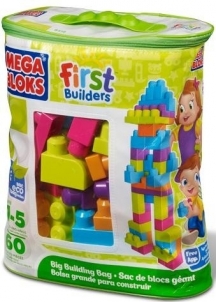 Konstruktorius Mega Bloks First Builders 8419 - 60 dalių 